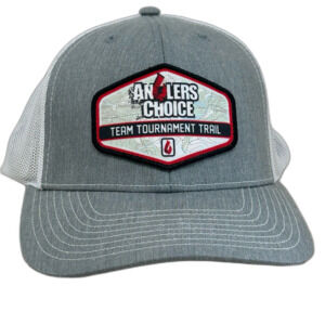 Richardson Cap Hat Men's Snapback Grey White Angler Choice Team Tournament Trail